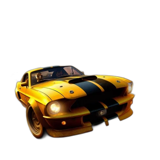 car, weapon, animal, 3d render transparent PNG cut-out