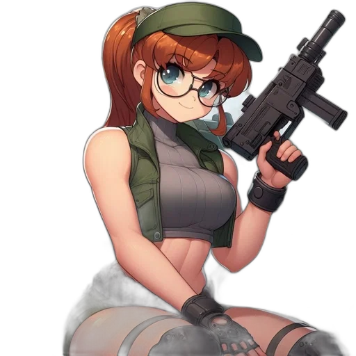 weapon, staff, animal, jacket transparent PNG cut-out