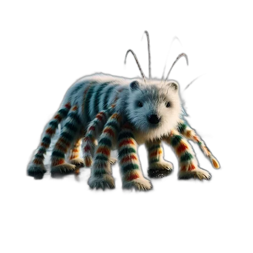 creature, animal, hair, robot transparent PNG cut-out