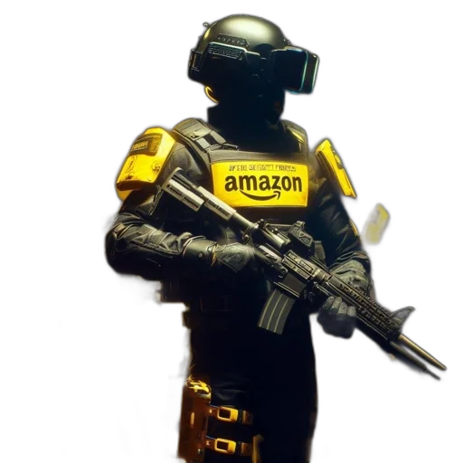 robot, weapon, staff, concept art transparent PNG cut-out