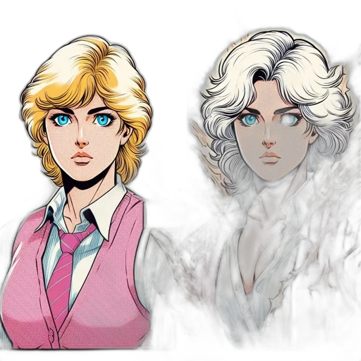 concept art, fantasy art, comic book art, anime transparent PNG cut-out