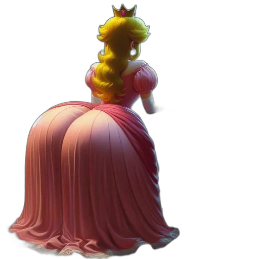 crown, dress, staff, creature transparent PNG cut-out