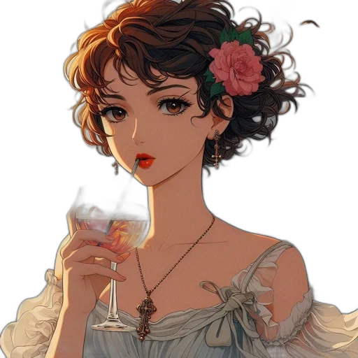 dress, jewelry, crown, face transparent PNG cut-out