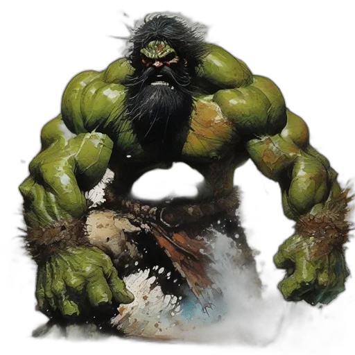 creature, concept art, fantasy art, comic book art transparent PNG cut-out