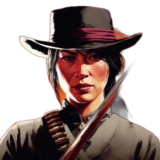 staff, hat, weapon, face transparent PNG cut-out