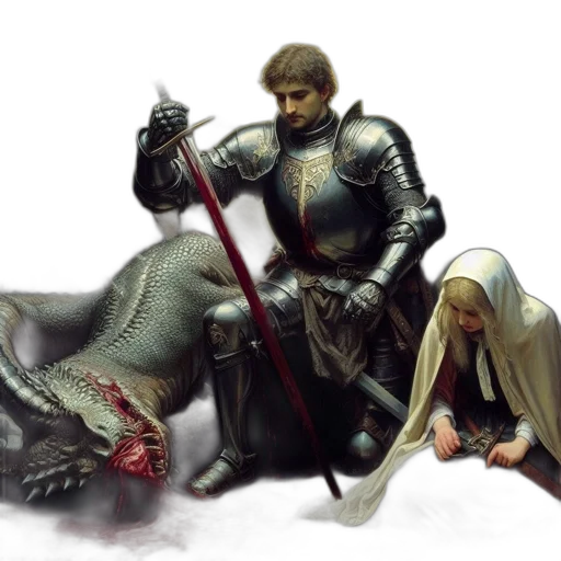 dragon, sword, weapon, concept art transparent PNG cut-out