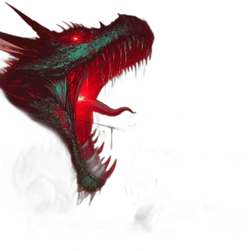 dragon, creature, animal, mask transparent PNG cut-out