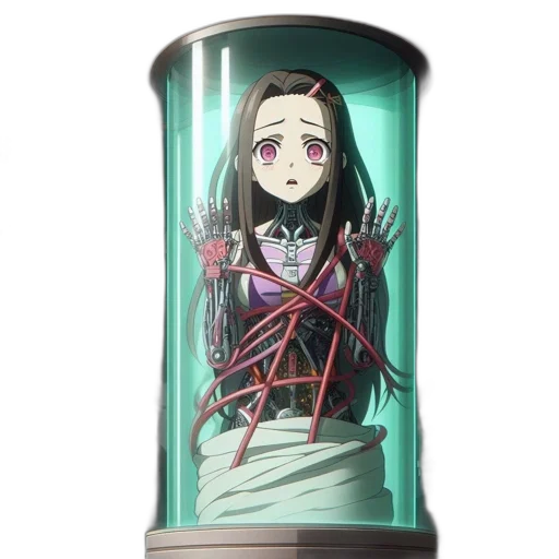 bottle, dress, weapon, hair transparent PNG cut-out