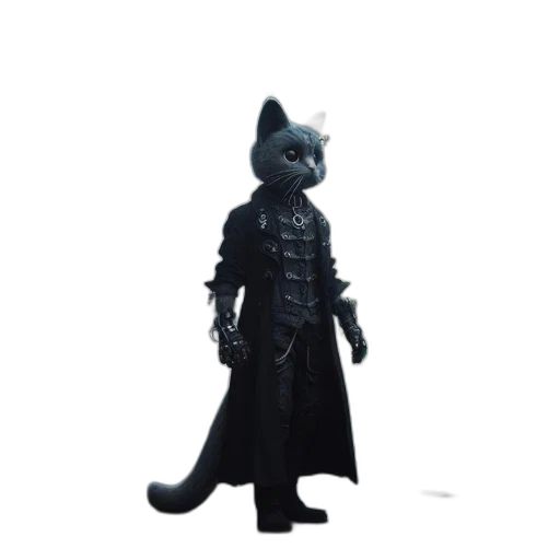 staff, jacket, creature, animal transparent PNG cut-out