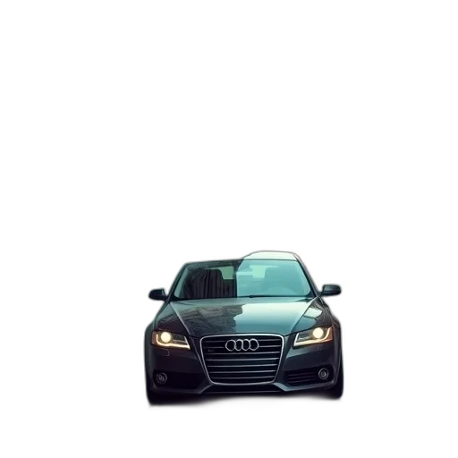 car, photorealistic, 3d render, parked transparent PNG cut-out