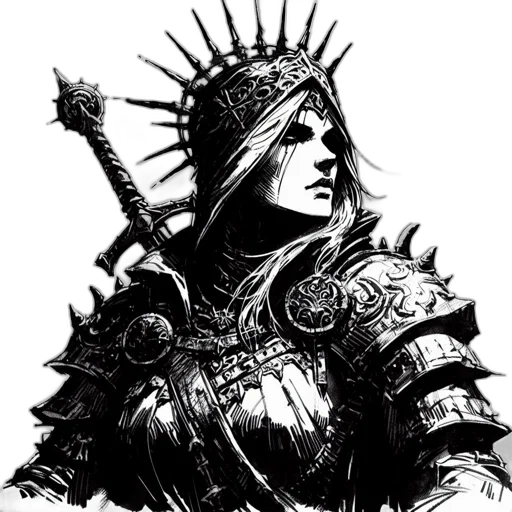 sword, crown, staff, face transparent PNG cut-out