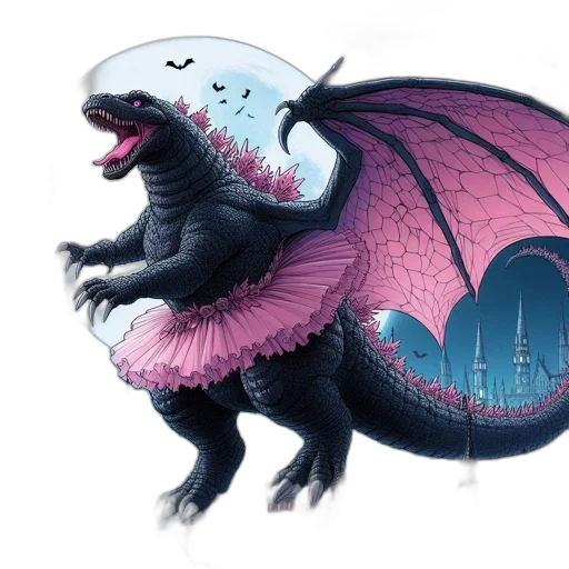 dragon, creature, animal, concept art transparent PNG cut-out