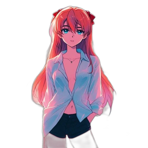 jacket, dress, creature, staff transparent PNG cut-out