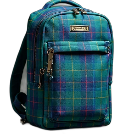 jacket, blue, green, plaid transparent PNG cut-out