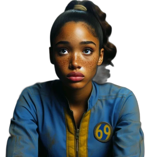 face, jacket, comic book art, photorealistic transparent PNG cut-out