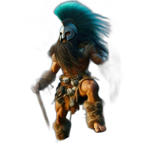 staff, sword, creature, mask transparent PNG cut-out