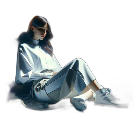 jacket, shoes, staff, jewelry transparent PNG cut-out