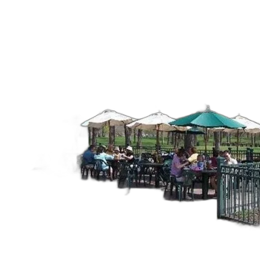 furniture, umbrella, staff, building transparent PNG cut-out
