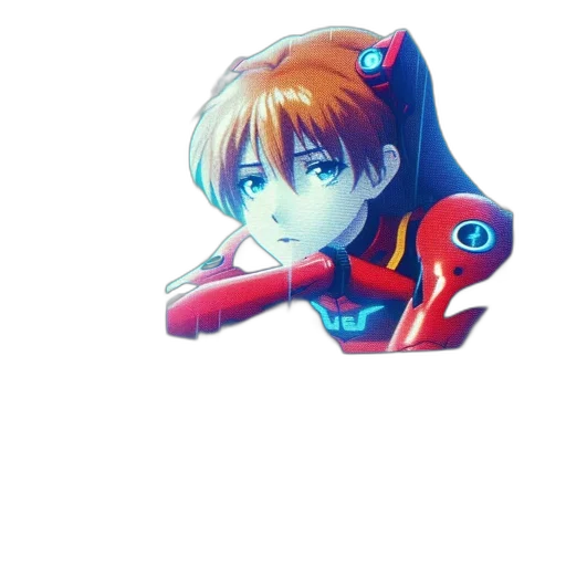 robot, weapon, face, staff transparent PNG cut-out