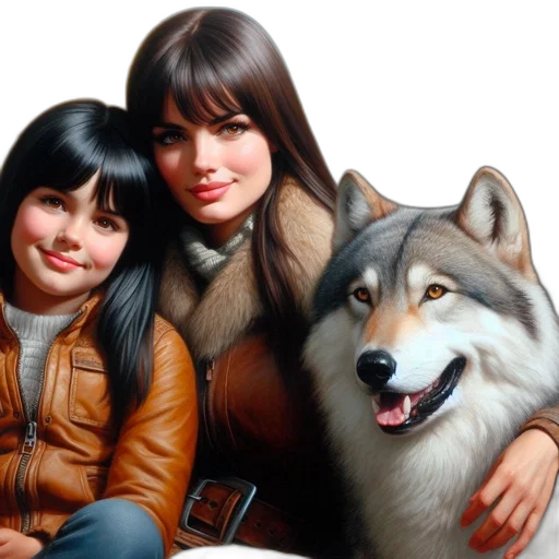 animal, photorealistic, oil painting, concept art transparent PNG cut-out