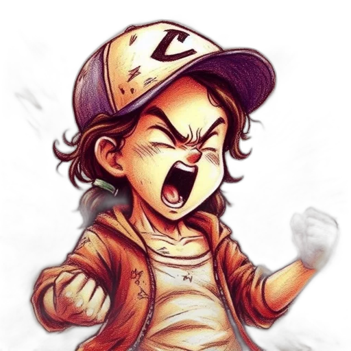 comic book art, cartoon, anime, watercolor transparent PNG cut-out