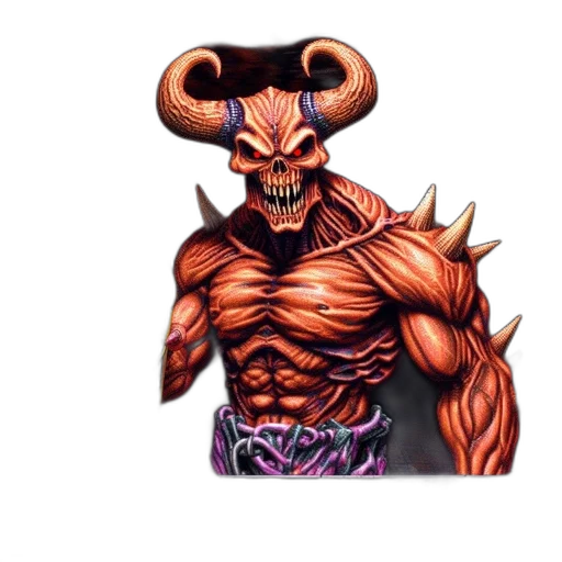mask, creature, dragon, pixel art transparent PNG cut-out