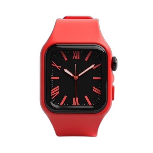 jewelry, 3d render, red, neon transparent PNG cut-out