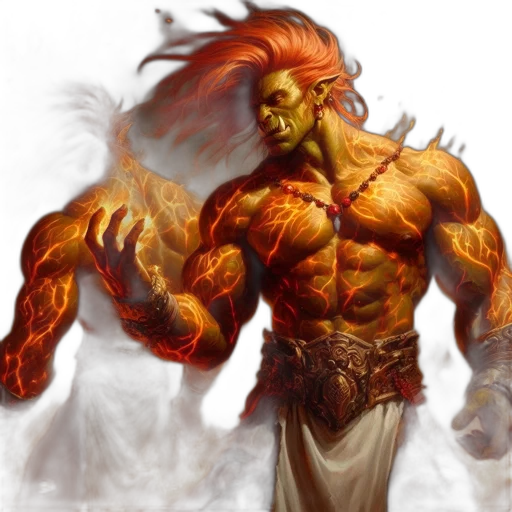 fantasy art, concept art, comic book art, photorealistic transparent PNG cut-out