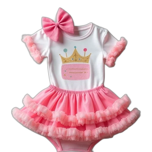 crown, dress, 3d render, todd transparent PNG cut-out