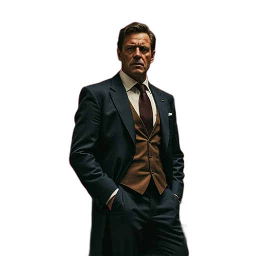 jacket, face, staff, concept art transparent PNG cut-out