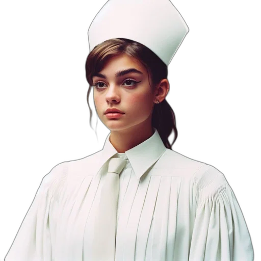 hat, staff, dress, jacket transparent PNG cut-out