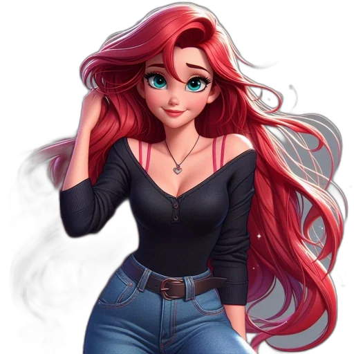 dress, hair, jewelry, face transparent PNG cut-out