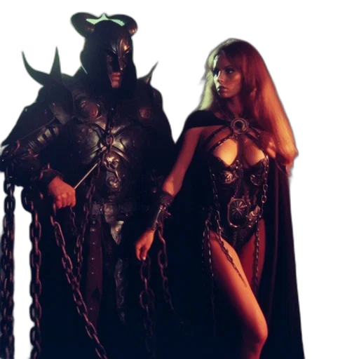 concept art, fire, two, individuals transparent PNG cut-out