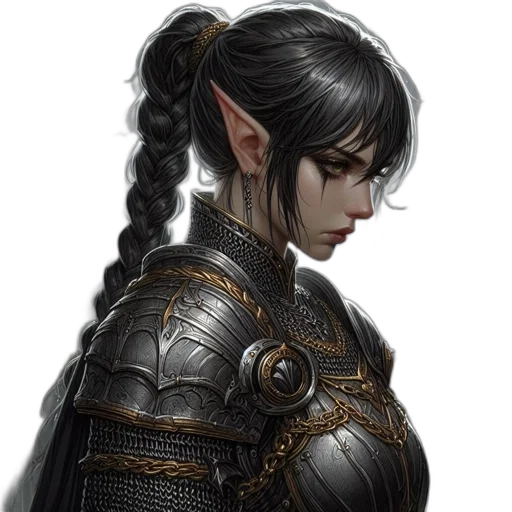 dragon, sword, face, dress transparent PNG cut-out