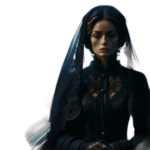 dress, concept art, fantasy art, photorealistic transparent PNG cut-out