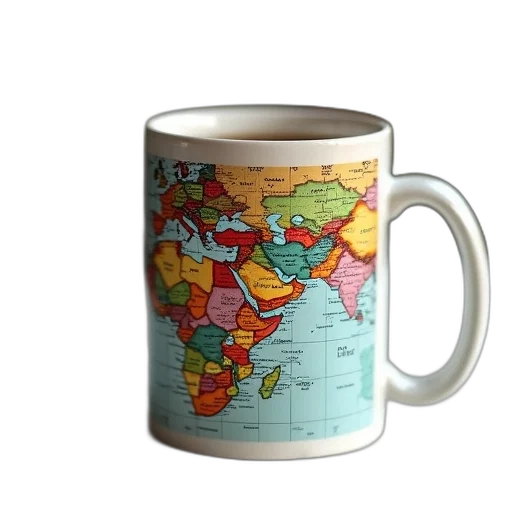 political, map, coffee, mugs transparent PNG cut-out