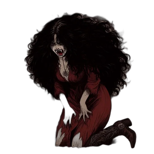 creature, dragon, hair, animal transparent PNG cut-out