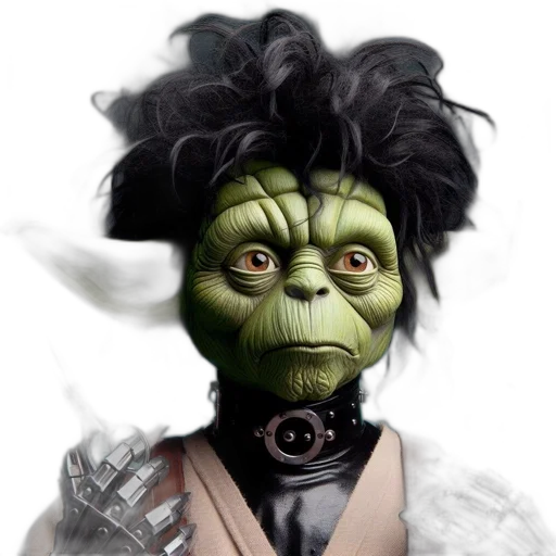 mask, face, staff, fantasy art transparent PNG cut-out