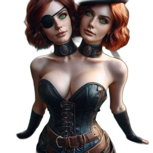 fantasy art, comic book art, concept art, photorealistic transparent PNG cut-out