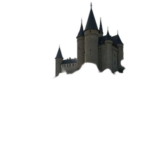 crown, building, staff, dragon transparent PNG cut-out