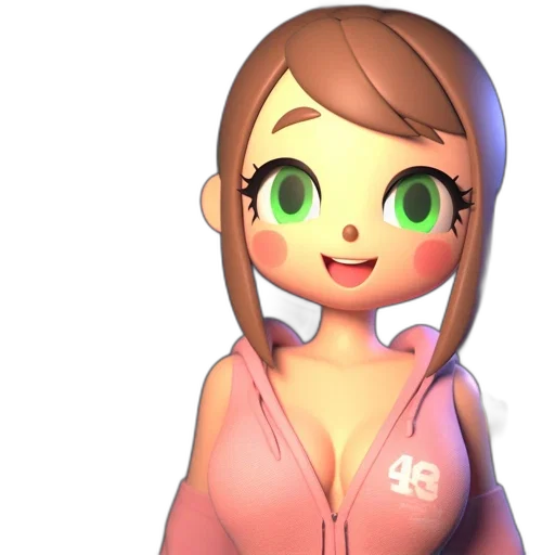 dress, face, creature, staff transparent PNG cut-out