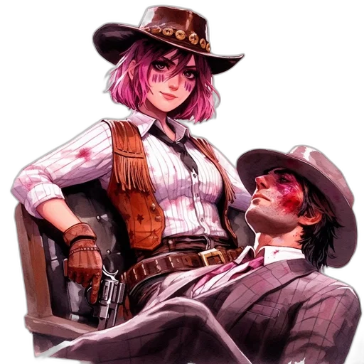 hat, weapon, staff, face transparent PNG cut-out