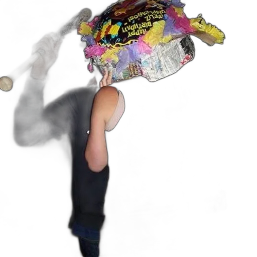 umbrella, hat, jacket, staff transparent PNG cut-out