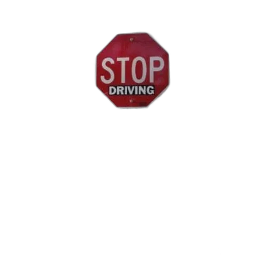 car, stop, sign, word transparent PNG cut-out