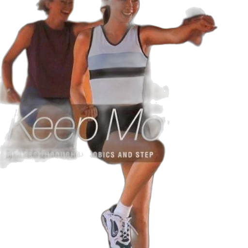 keep, moving, fitness, through transparent PNG cut-out