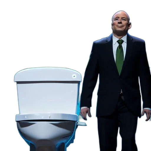 robot, staff, man, suit transparent PNG cut-out