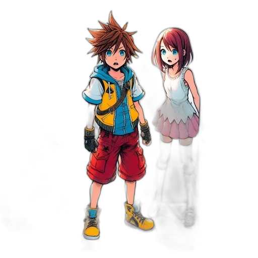 dress, concept art, anime, 3d render transparent PNG cut-out