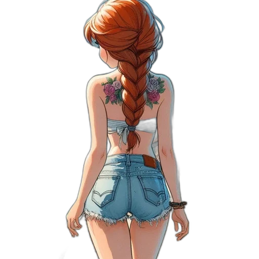 dress, hair, jacket, jewelry transparent PNG cut-out