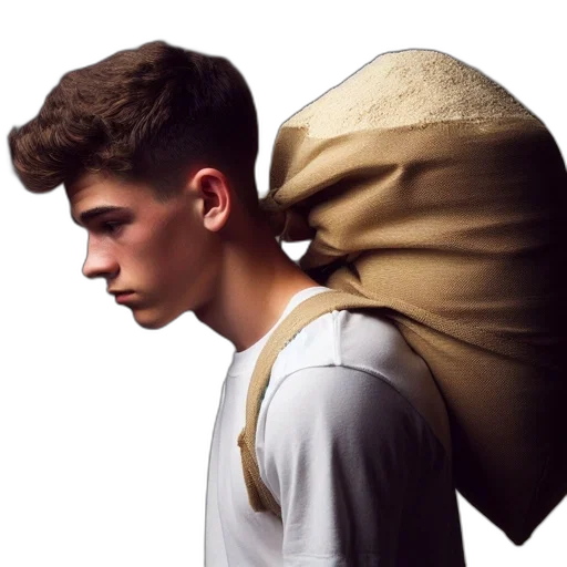 hat, jacket, hair, face transparent PNG cut-out