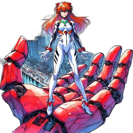 robot, weapon, concept art, comic book art transparent PNG cut-out